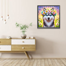 Load image into Gallery viewer, AB Diamond Painting - Full Round - Flower puppy (40*40CM)
