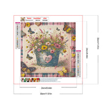 Load image into Gallery viewer, Diamond Painting - Full Round - Iron bucket daisy (30*30CM)
