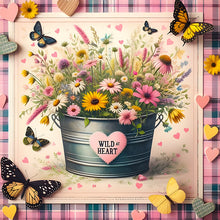 Load image into Gallery viewer, Diamond Painting - Full Round - Iron bucket daisy (30*30CM)
