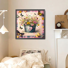 Load image into Gallery viewer, Diamond Painting - Full Round - Iron bucket daisy (30*30CM)
