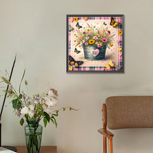 Load image into Gallery viewer, Diamond Painting - Full Round - Iron bucket daisy (30*30CM)
