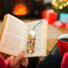 Load image into Gallery viewer, 3Pcs Special Shape Book Pumpkin 5D DIY Diamond Painting Bookmark for Book Lovers
