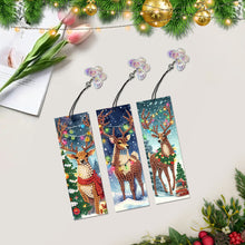 Load image into Gallery viewer, 3Pcs Special Shape Book Pumpkin 5D DIY Diamond Painting Bookmark for Book Lovers

