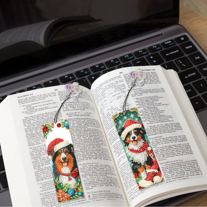 3Pcs Special Shape Book Pumpkin 5D DIY Diamond Painting Bookmark for Book Lovers