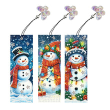 Load image into Gallery viewer, 3Pcs Special Shape Book Pumpkin 5D DIY Diamond Painting Bookmark for Book Lovers

