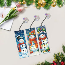 Load image into Gallery viewer, 3Pcs Special Shape Book Pumpkin 5D DIY Diamond Painting Bookmark for Book Lovers
