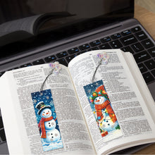 Load image into Gallery viewer, 3Pcs Special Shape Book Pumpkin 5D DIY Diamond Painting Bookmark for Book Lovers
