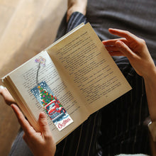 Load image into Gallery viewer, 3Pcs Special Shape Book Pumpkin 5D DIY Diamond Painting Bookmark for Book Lovers
