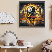 Load image into Gallery viewer, Diamond Painting - Full Round - Pittsburgh Steelers (40*40CM)
