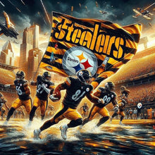 Load image into Gallery viewer, Diamond Painting - Full Round - Pittsburgh Steelers (40*40CM)
