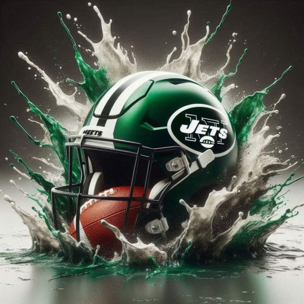 Diamond Painting - Full Round - New York Jets (40*40CM)