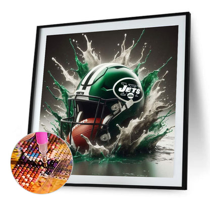 Diamond Painting - Full Round - New York Jets (40*40CM)