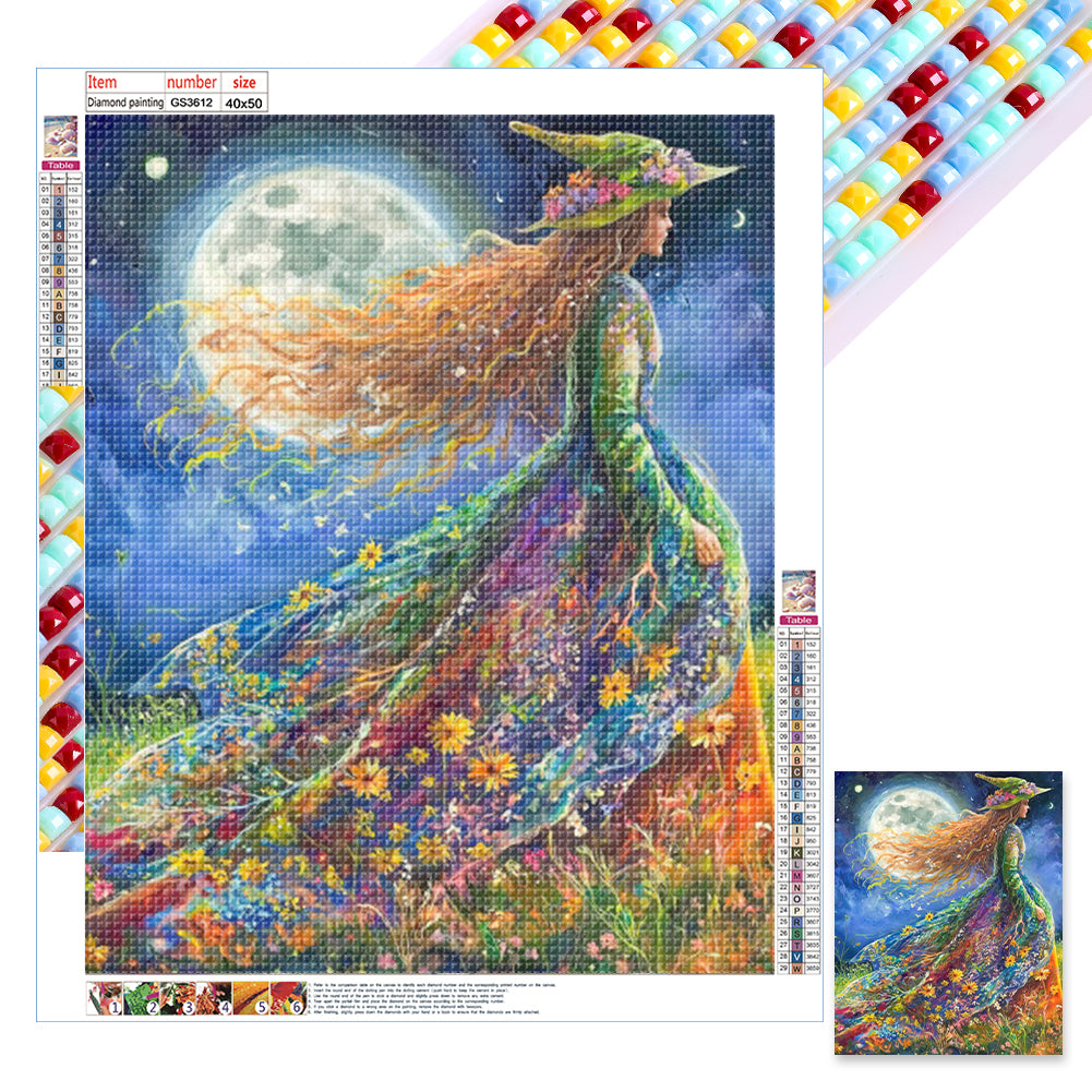 Diamond Painting - Full Square - Witch (40*50CM)