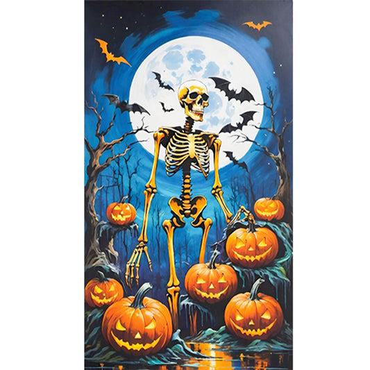 Diamond Painting - Full Square - Halloween skeleton (40*70CM)