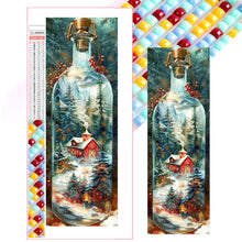 Load image into Gallery viewer, Diamond Painting - Full Square - Christmas hut in a water bottle (30*90CM)
