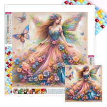 Load image into Gallery viewer, Diamond Painting - Full Square - Butterfly fairy (40*40CM)
