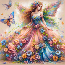 Load image into Gallery viewer, Diamond Painting - Full Square - Butterfly fairy (40*40CM)
