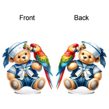 Load image into Gallery viewer, Acrylic Special Shape Sailing Bear DIY Diamond Painting Desktop Ornaments
