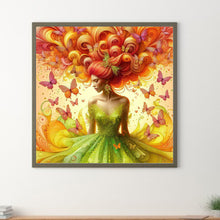 Load image into Gallery viewer, Diamond Painting - Full Square - Butterfly girl (30*30CM)
