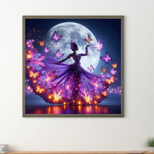 Load image into Gallery viewer, Diamond Painting - Full Square - Butterfly girl (30*30CM)
