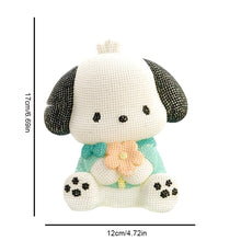 Load image into Gallery viewer, Vinyl Pacha Dog Diamond Painting Piggy Bank 5D DIY Diamond Money Storage Box
