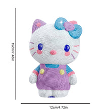 Load image into Gallery viewer, Vinyl Kitty Diamond Painting Piggy Bank DIY Diamond Painting Money Storage Box

