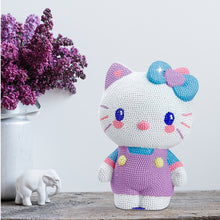 Load image into Gallery viewer, Vinyl Kitty Diamond Painting Piggy Bank DIY Diamond Painting Money Storage Box
