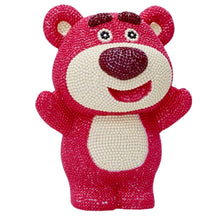 Load image into Gallery viewer, Vinyl Strawberry Bear Diamond Painting Piggy Bank DIY Diamond Money Storage Box
