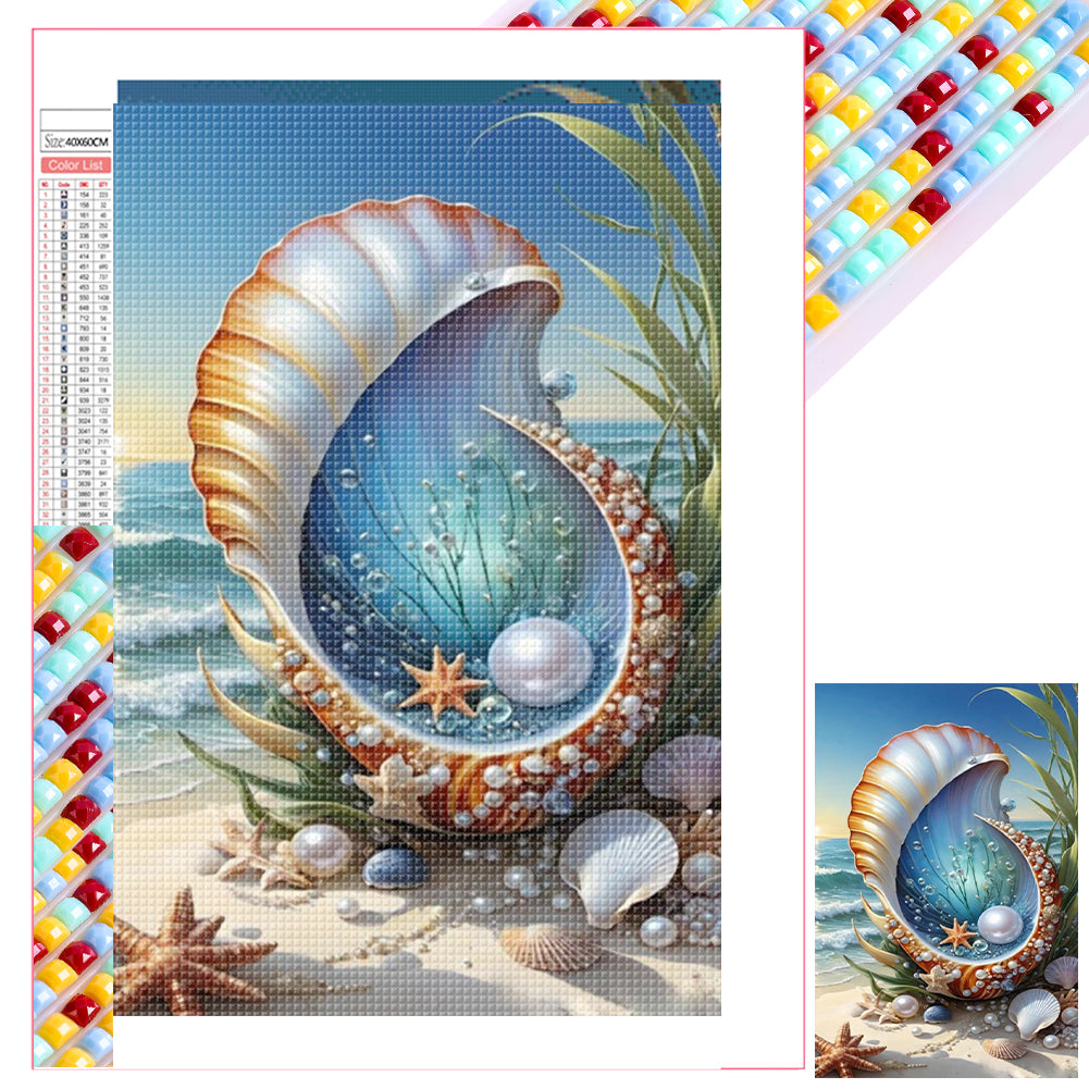 Diamond Painting - Full Square - Dreamlike seashells (40*60CM)