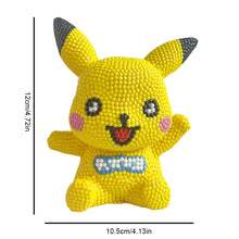 Load image into Gallery viewer, Vinyl Pikachu Diamond Painting Piggy Bank DIY Diamond Painting Money Storage Box
