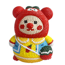 Load image into Gallery viewer, Vinyl Bear Diamond Painting Piggy Bank DIY Diamond Painting Money Storage Box
