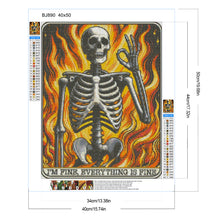 Load image into Gallery viewer, Diamond Painting - Full Round - Very good skull (40*50CM)
