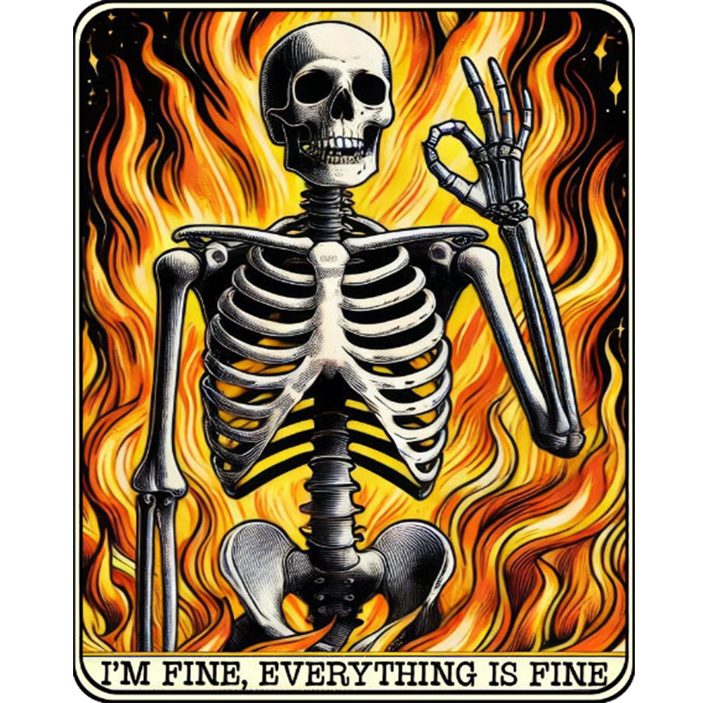 Diamond Painting - Full Round - Very good skull (40*50CM)