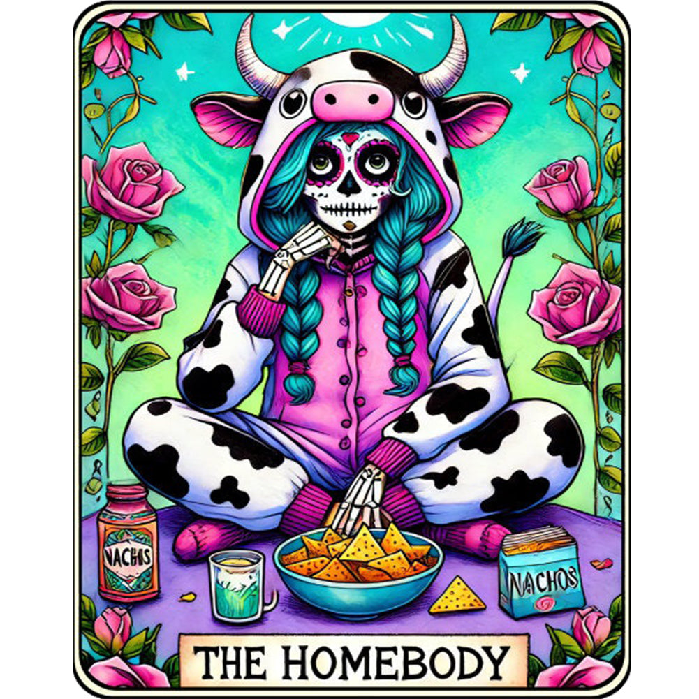 Diamond Painting - Full Round - Cow skull (40*50CM)