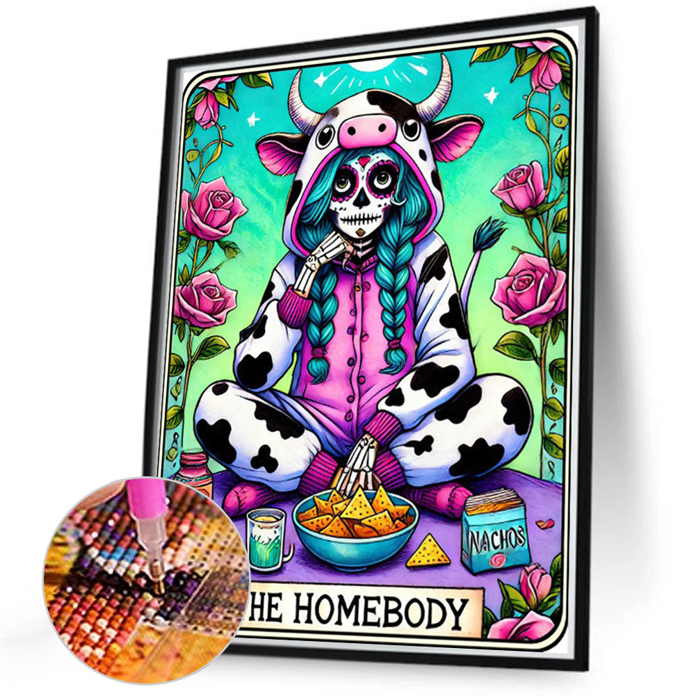 Diamond Painting - Full Round - Cow skull (40*50CM)