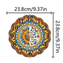 Load image into Gallery viewer, Special Shape Animals 5D Diamond Painting Clock Art Craft Diamond Painting Clock
