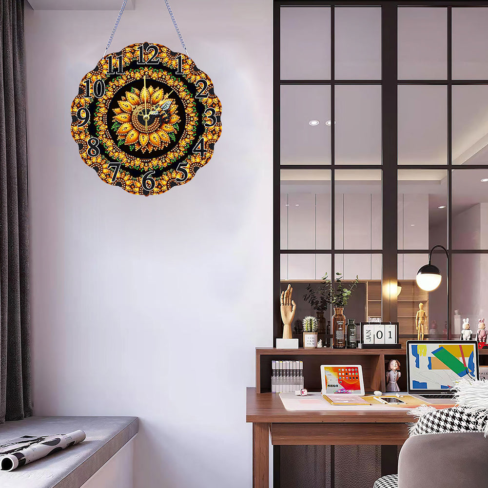 Special Shape Animals 5D Diamond Painting Clock Art Craft Diamond Painting Clock