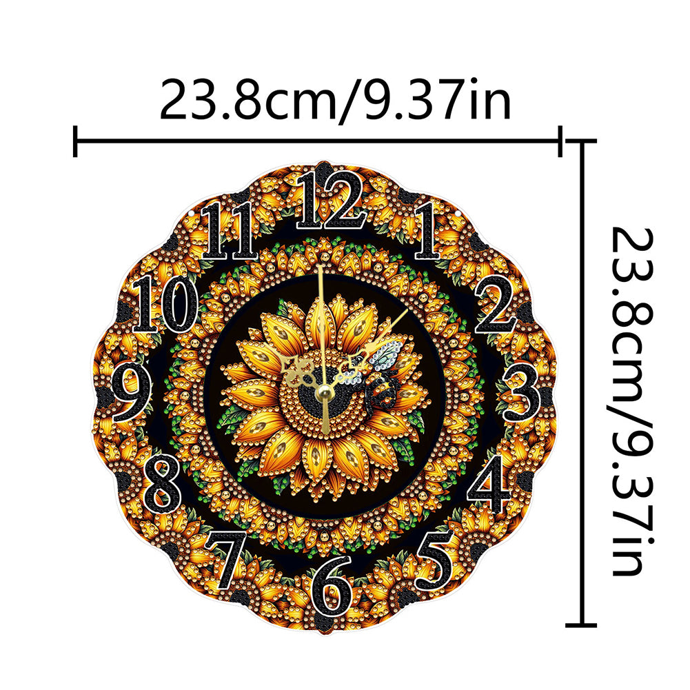 Special Shape Animals 5D Diamond Painting Clock Art Craft Diamond Painting Clock