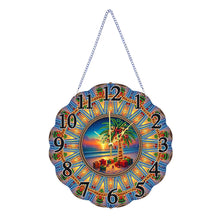 Load image into Gallery viewer, Special Shape Animals 5D Diamond Painting Clock Art Craft Diamond Painting Clock
