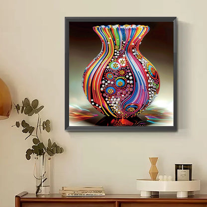 Diamond Painting - Partial Special Shaped - Art vase (30*30CM)