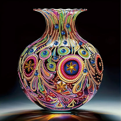 Diamond Painting - Partial Special Shaped - Art vase (30*30CM)