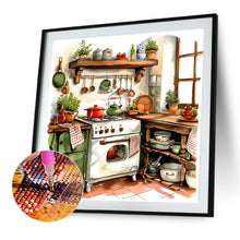 Load image into Gallery viewer, Diamond Painting - Full Round - Warm cabinet (40*40CM)
