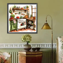 Load image into Gallery viewer, Diamond Painting - Full Round - Warm cabinet (40*40CM)
