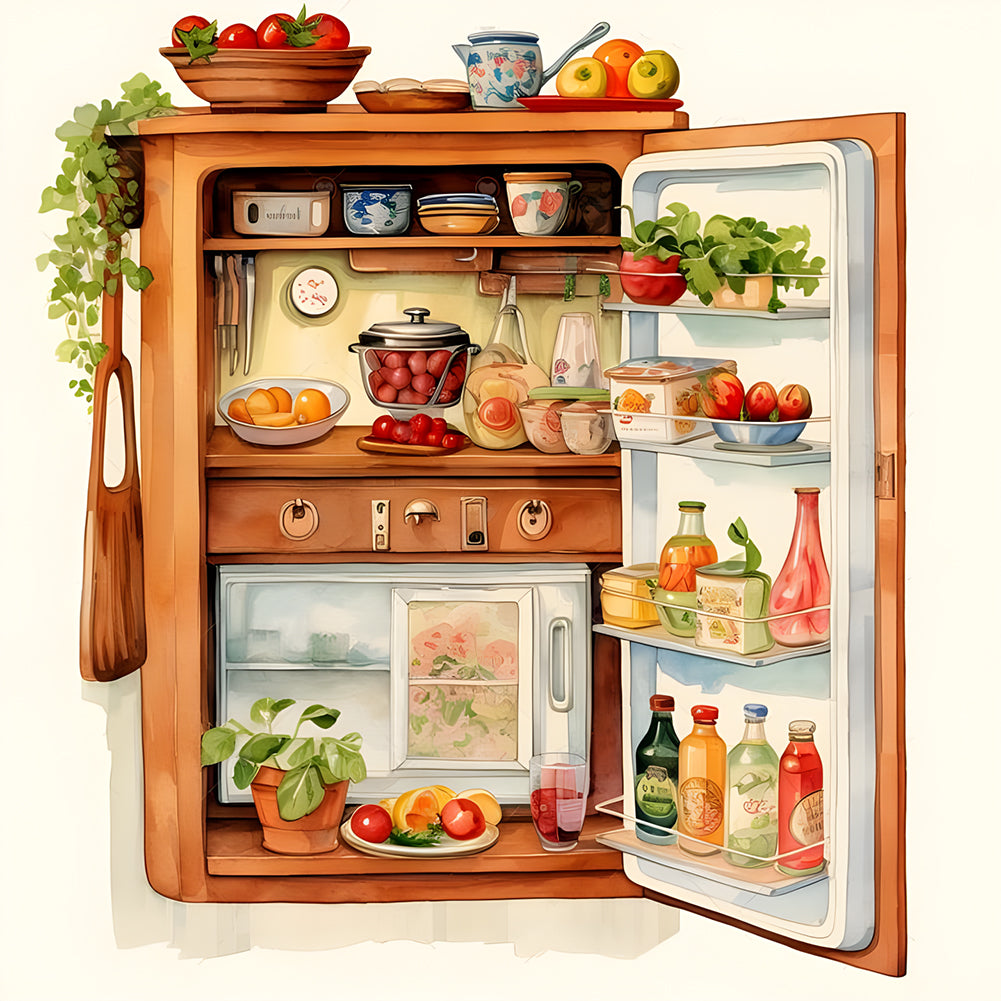 Diamond Painting - Full Round - Warm cabinet (40*40CM)