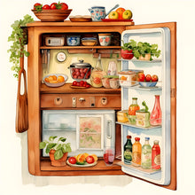 Load image into Gallery viewer, Diamond Painting - Full Round - Warm cabinet (40*40CM)
