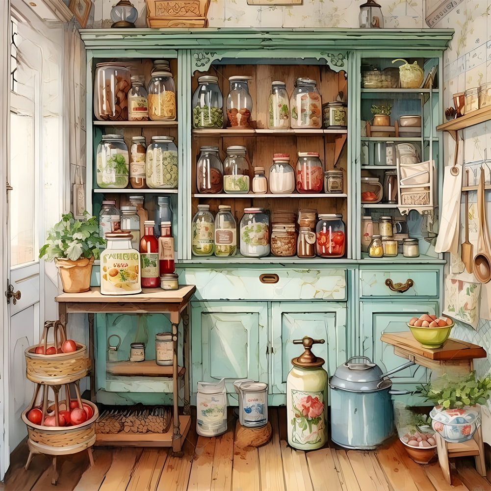 Diamond Painting - Full Round - Warm cabinet (40*40CM)