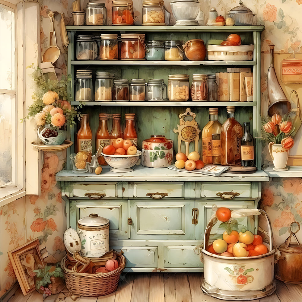 Diamond Painting - Full Round - Warm cabinet (40*40CM)