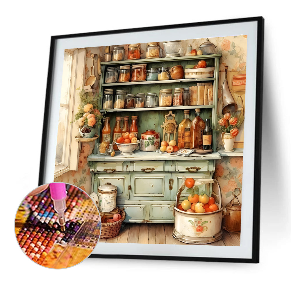 Diamond Painting - Full Round - Warm cabinet (40*40CM)