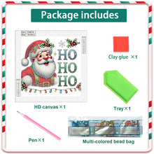Load image into Gallery viewer, Diamond Painting - Partial Special Shaped - Santa Claus (30*30CM)
