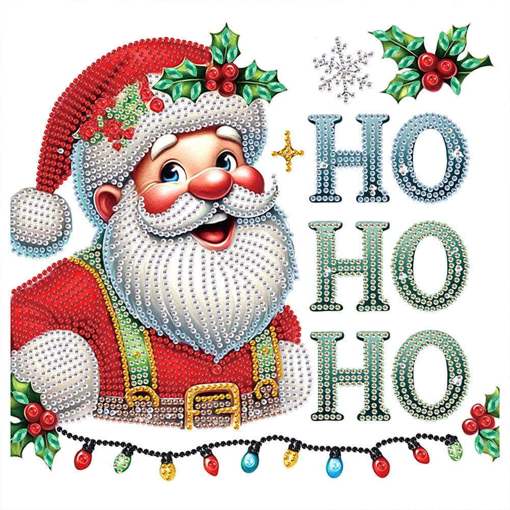 Diamond Painting - Partial Special Shaped - Santa Claus (30*30CM)